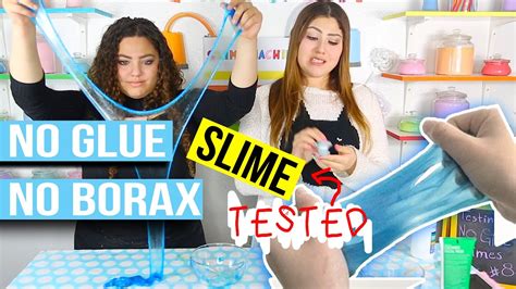 5 No Glue No Borax Slime Recipes Tested Who Can Make The Best Slime