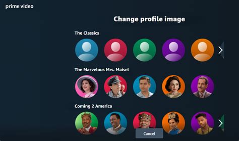 Amazon Prime Video Now Lets You Change Profile Photo To Characters From