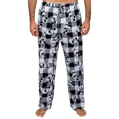 disney disney mens pants fun print pajama lounge pants joggers white size medium walmart