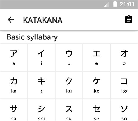 Learn Japanese Easy And Fast Learn The Katakana Alphabet