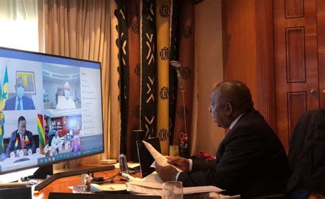 President cyril ramaphosa on wednesday evening addressed the nation on developments in the country's response to the coronavirus pandemic. AU holds virtual meeting on progress of GERD dispute ...