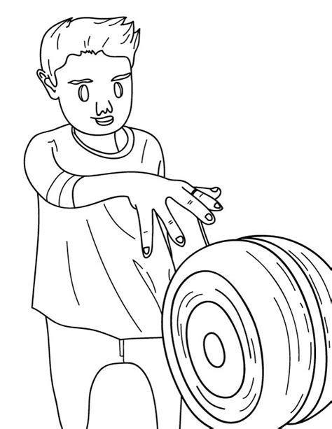 Cocomelon Coloring Pages Yoyo She Happy To Help And Full Of Courage