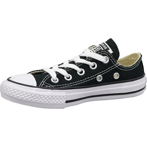 Converse C Taylor All Star Youth Ox Jr 3j235c Black Keeshoes