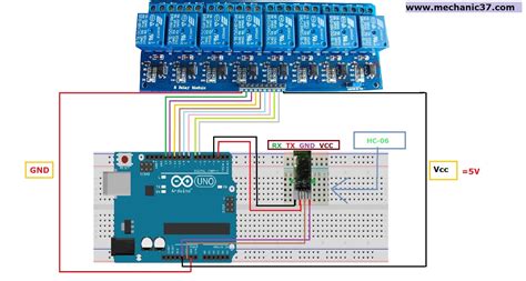 Arduino Relay Wiring