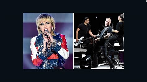 miley cyrus and metallica team up for an incredible version of nothing