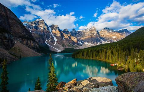 Moraine Lake Banff National Park Wallpapers Download Mobcup