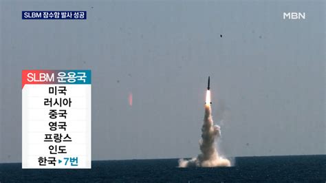 문 대통령 독자개발 Slbm 잠수함 발사 참관세계 7번째 보유국 천명