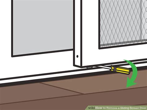How do you remove a patio screen door? How to Remove a Sliding Screen Door: 9 Steps (with Pictures)