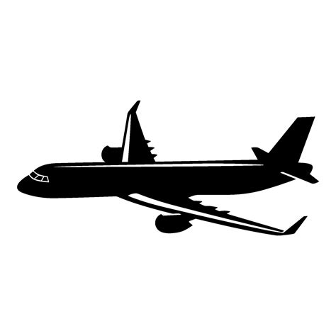 Airplane Silhouette Vector Clipart 29565081 Vector Art At Vecteezy