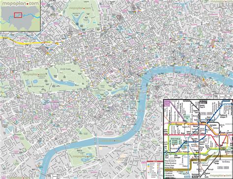 City Map Of London Uk Afp Cv