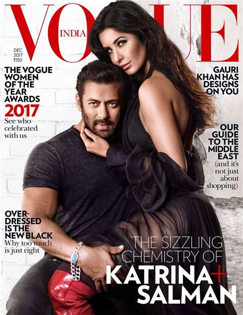 Salman Khan And Katrina Khan Show Their Sizzling Chemistry On Vogue India Magazine Latest Issue