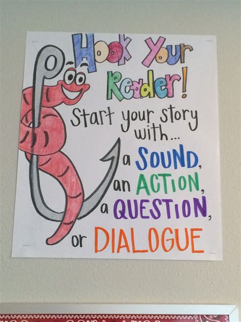How To Hook Your Reader Writing Hooks Third Grade Writing 1st