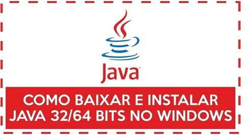 Como Baixar E Instalar Java Bits Gratis Atualizado Pt Br Java Para Minecraft