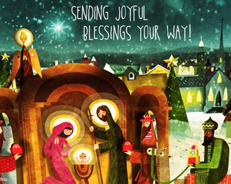 Joyful Blessings Reply Card Thank You Postcard Blue Mountain Ecards