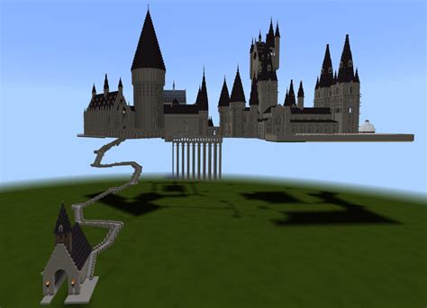 Artstation Hogwarts Minecraft Build Render Ph