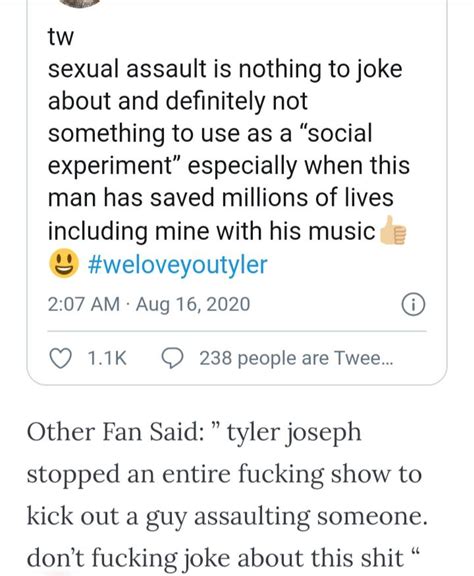 Tyler Joseph Of Twenty One Pilots Accused Of Sexual Assault As A