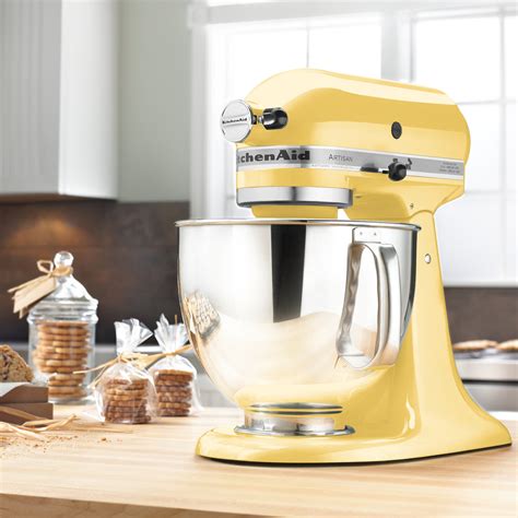 Easily match your kitchen décor by choosing from a wide variety of colors. KitchenAid KSM150PSMY Majestic Yellow Artisan Series 5 Qt ...