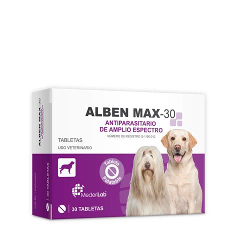 Alben Max 30 Caja Con 30 Tabletas Mederi Lab