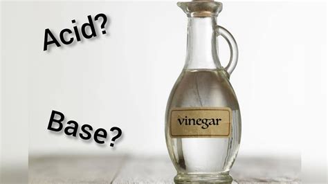 I think we can all agree that this stuff wins hands down. Is vinegar acid or a base? - YouTube