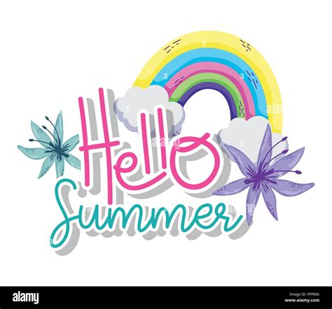 Hello Summer Cartoons Stock Vector Image And Art Alamy
