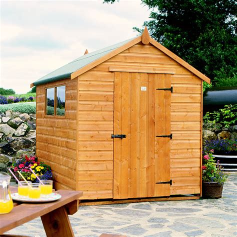 8x6 Apex Tongue And Groove Shed With Assembly Service Departments Diy