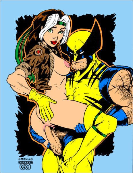 Rogue Sex With Logan Wolverine Fucks Marvel Comics Superheroes