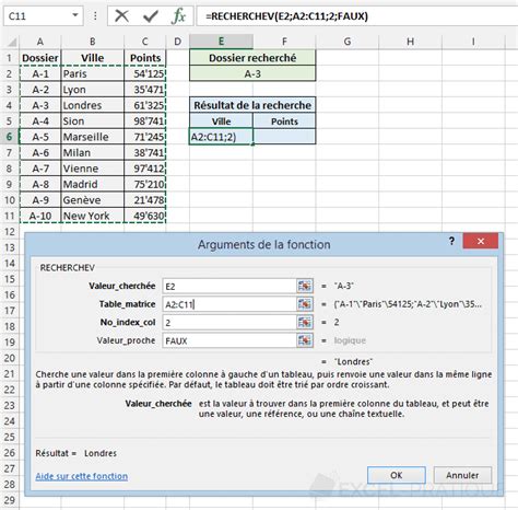 Utiliser La Fonction Recherchev Dans Excel Exemples Riset
