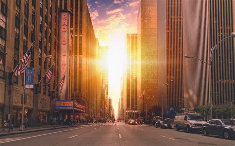 New York City Buildings Sunrise Morning Hd Wallpaper 1920×1200