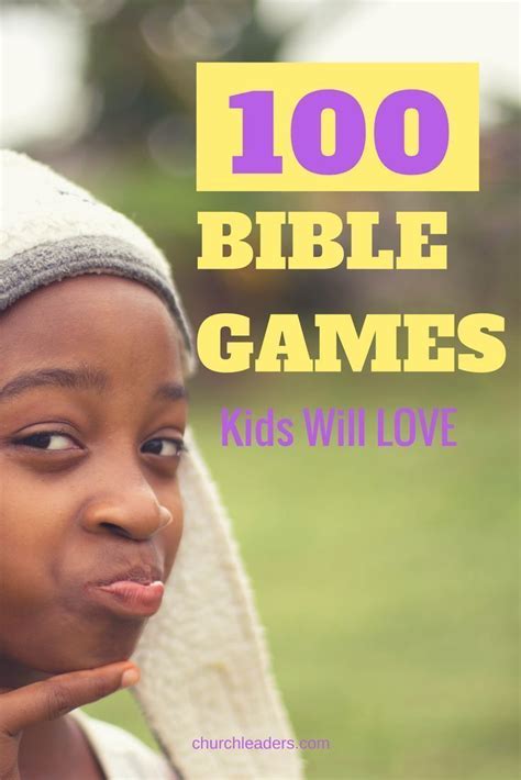 100 Bible Games With Videos Kids Will Love In Sunday School School