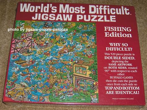 Sold Worlds Most Difficult Jigsaw Puzzle Fishing Edition 529 Piece