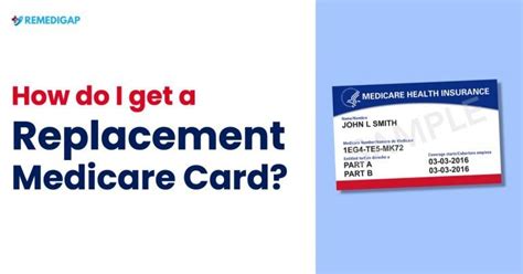 How To Obtain A Replacement Medicare Card