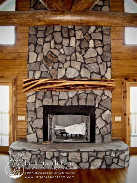 Gorgeous rustic barn like look for fireplace mantel, floating wood shelf or ceiling beam! Rustic Fireplace Mantels | Fireplace mantel | Littlebranch ...