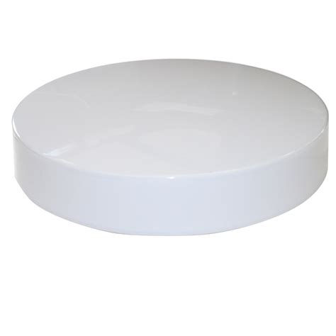 Sunlite 11in White Round Plastic Cover For Fixture With 8in Fc8t9