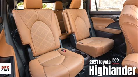 Exploring The 2022 Toyota Highlander Glazed Caramel Interior Interior