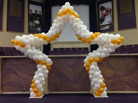 Stage Or Entrance Star Shape Balloon Arch Birthday Balloon Decorations