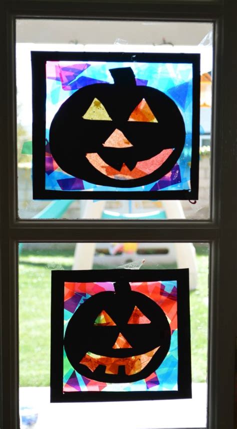 Pumpkin Crafts For Kids Jack O Lanterns Silhouettes Fun Littles