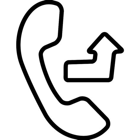 Phone Auricular With Up Arrow Vector Svg Icon Svg Repo