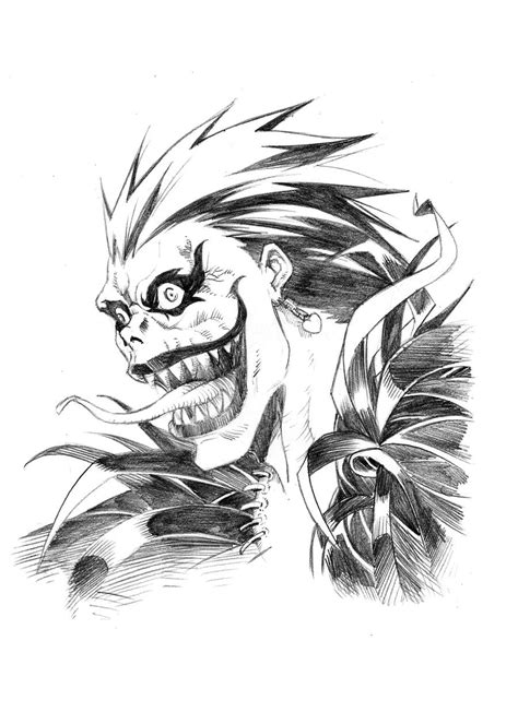 Ryuk Death Note By Shonemitsu On Deviantart