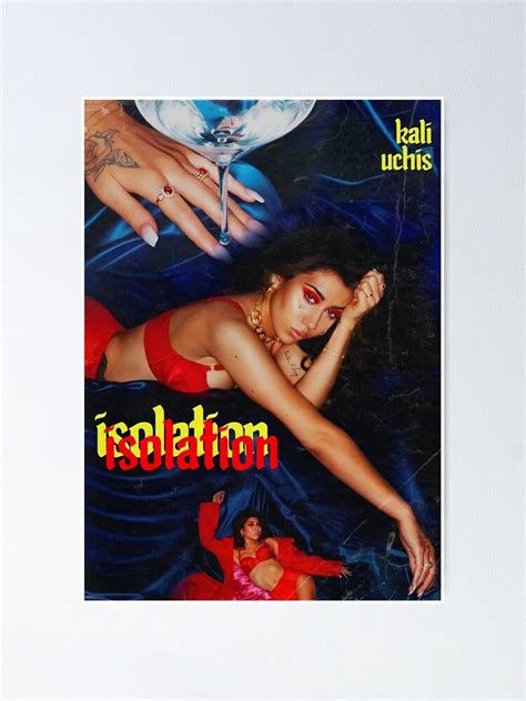 Kali Uchis Isolation Album Cover Art Marble Effect Greeting Card