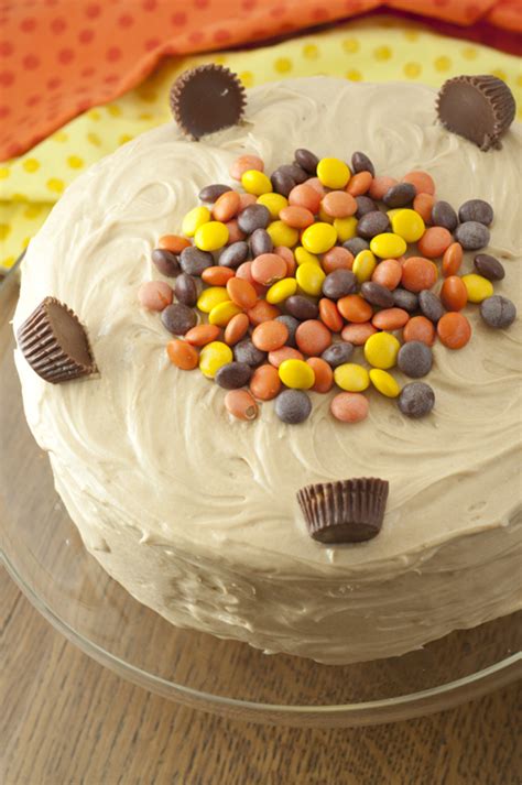 Reeses Double Peanut Butter Layered Cake Wishes And Dishes