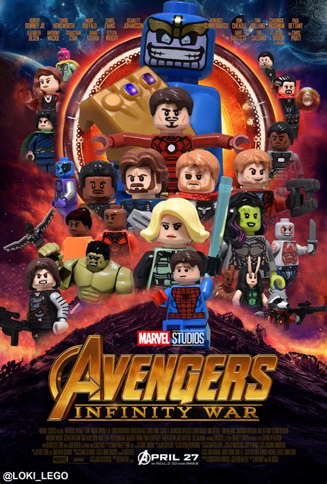 4.8 out of 5 stars 31. Avengers Infinity War Poster Recreated in LEGO - Future ...