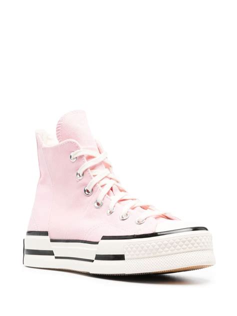 Converse Chuck 70 Plus Egret High Top Sneakers In Pink Modesens