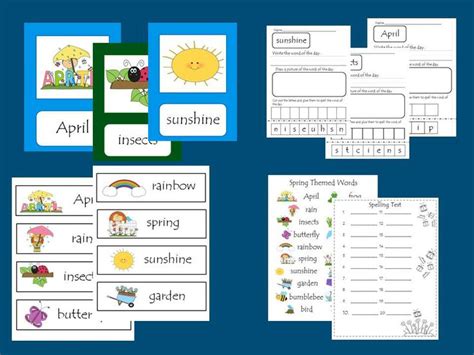 Are You Ready For Spring This Spring Vocabulary Word Packet Will Help