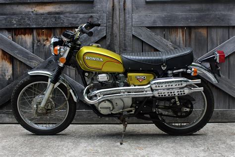 Candy Panther Gold 1972 Honda Cl350 With Just 3900 Miles On It In For