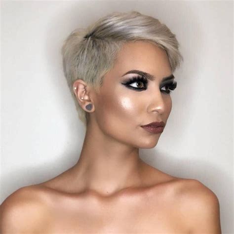 58 Hottest Shaved Side Short Pixie Haircuts Ideas For Woman In 2019