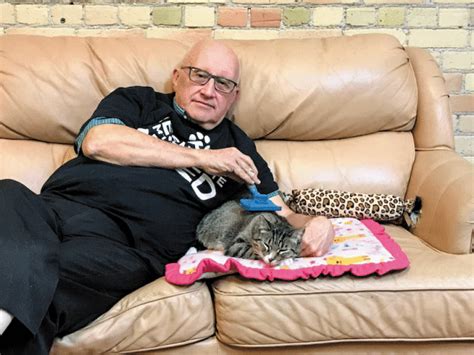 How Cat Grandpa Terry Became Famous For Cat Naps Catster