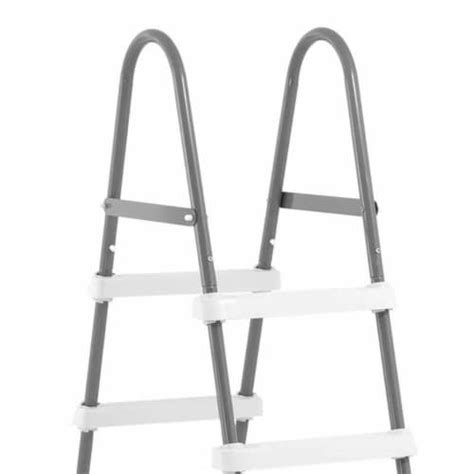 Intex Steel Frame Above Ground Swimming Pool Ladder For 48 Inch High