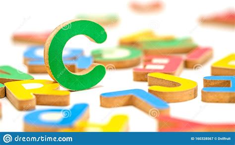 Close Up Education Toys Wooden Scrabble Alphabet C Letters