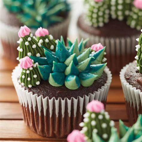 Did you scroll all this way to get facts about wilton cake book? Blooming Succulent Cupcakes | Wilton
