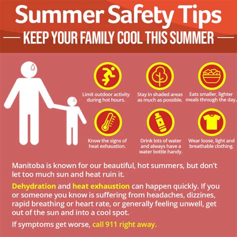 Summer Safety Tips People Rural Municipality Of St Clements